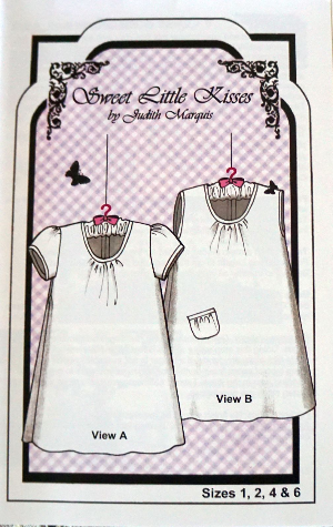 Judith Marquis Sweet Little Kisses Mini Dress Pattern SZ 1 - 6
